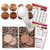 Lincoln Penny Starter Collection Kit, with 2009 Varieties, H.E. Harris [2674] Lincoln Cent Folder Vol. 3, [4002] Folder Vol. 4, Magnifier & Checklist, (5 Items) Great Start for Beginner Collectors