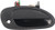 Dorman 93833 Mazda Protégé Front Passenger Side Exterior Door Handle