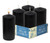Hyoola Black Pillar Candles 2x4 Inch - 4 Pack Unscented Pillar Candles - European Made