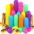 DINESIL 120PCS Plastic Easter Eggs with Golden Eggs, Colorful Fillable Empty Eggs for Easter Egg Hunt, Easter Basket Stuffers, Easter Party Favors Supplies