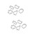 NOLITOY 10 Pcs Christmas Cookie Cutters Christmas Cookie Molds Stainless Steel Cookie Molds Stencils for Kids Christmas Gifts Candy Cutter Shape Christmas Fondant Biscuit Mold Cake Cutter