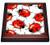 3dRose trv_998_1 Ladybug Trivet with Ceramic Tile, 8 by 8", Brown