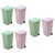 HOMSFOU 6 Pcs Mini Trash Can Small Recycle Can Garbage Bin Mini Curbside Recycle Bin Trash Bucket Small Trash Can Pencil Cup Trash Can Dispenser Recycle Can Toy Desk Pp South Korea Office
