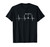 Crane Operator Heartbeat EKG Pulse Heavy Equipment Operator T-Shirt