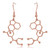 LSD Lysergic Acid Diethylamide Molecule Stainless Steel Dangle Earrings (Rose Gold) LSD Lysergic Acid Diethylamide Molecule Stainless Steel Dangle Earrings (Rose Gold)