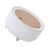 BUGUUYO Desktop Trash can plsatic Trash can wastebaskets Desktop Trash Bin Press Type Rubbish Can with Lid Desk Garbage Bin Bathroom Trash cans with lids vase Office pp Miniature White
