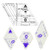 Marti Michell Quilting Templates Bundle  2 Items: 2 ½-Inch Strippers Templates and One-derful One Patch 60-Degree Diamond and Triangle Template