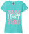 Fifth Sun Big Girls' Sporting Graphic T-Shirt, Tahiti Blue/Pink, X-Large/14-16
