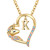 Anoup Birthday Gifts for Girls, Unicorn Gifts for Girls Age 6-8 Unicorn Necklace Initial K Necklace for Girls Heart Necklace for Girls Gold Necklace for Teen Girls Gifts Trendy Stuff