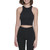 Calvin Klein Performance Women's Ribbed Crop Top, Black, Large
