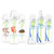 Dr. Brown's Options Baby Bottles, Woodland Animals, 8 Ounce, 6 Count