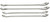 Stainless Steel Micro Scoop Reagent Lab Sampling Spoon Lab Spatulas Scoop Bar Spoon Medical Pharmacy Mini Micro Spoon Scoop 2Pcs for 22cm 2 Pcs for 20cm