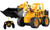 Top Race TR-113 5 Channel Full Functional Front Loader, Electric RC Remote Control Construction Tractor with Lights & Sounds