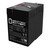 ML4-6 - 6V 4.5AH UPS Battery for Lithonia ELB06042-2 Pack