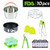 Pressure Cooker Accessories Kit: 10 Pieces - Springform Cake Pan/Steamer Basket/Egg Steamer Rack/Silicone Egg Bites Molds/Oven Mitts/Food Tongs/Magnetic Cheat Sheets Compatible with 6,8 Qt Instant Pot