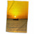 3dRose Florene Sunset - Orange Yellow Boating Sunset - Towels (twl-37360-1)