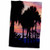 3dRose Palm Silhouette with Purple Orange Florida Sunset - Towels (twl-39060-1)