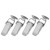 Accessbuy 4 pack Spring Loaded Stainless Toggle Latch Catch Hasp Case Box Chest Trunk