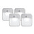 Mr. Beams MB724 Battery-Powered Motion-Sensing LED Stick-Anywhere Nightlight (Pack of 4)