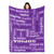 Puercha Personalized Blanket and Throws for Kids Adult Customized Name Blanket Flannel Custom Blanket with Name Personalized Name Blanket