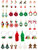 23 Pairs Christmas Earrings for Women Girls Xmas Holiday Dangle Earrings Christmas Stud Tree Snowflake Bow Bells Light Earrings Bulk Cute Christmas Party Jewelry Gifts