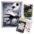 Luti Halloween Blanket Jack Skellington The Nightmare Before Christmas Fleece Blanket and Over 300 Stickers Throw Blanket Bundle: 45" x 60"