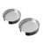 FUOYLOO 2pcs Stainless steel sieve plastic flour sifter kitchen sifter mesh flour sieve baking flour sifter DIY tools kitchen mesh sieve Round Mesh Sieve Mesh surface baking supplies