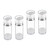 FOMIYES 4 Pcs Squeeze Lotion Bottle airless Pump Bottle Travel Pump Bottle Travel Dispenser Clear Plastic Container soap Pump Bottle refillable Lotion Dispenser Cream Bottle Travel Bottle