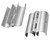 2 Pack Aluminum Snap-On Hinge for PVC Doors Vents or Gates (1 Inch)