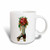 3dRose Vintage Victorian Steampunk Roller Skate Boot Red Rose Bouquet, Magic Transforming Mug, 11-Oz