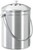Utopia Kitchen Compost Bin for Kitchen Countertop - 1 Gallon Compost Bucket for Kitchen with Lid - Includes 1 Spare Charcoal Filter (Silver)