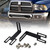 DaSen Front Hidden Bumper Grille Light Bar Mounting Bracket for 22" 32" 42" Straight LED Light Bar Compatible with 2003-2019 Dodge Ram 2500 3500