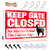 Tin Sign Bathroom Keep Gate Closed No Matter What The Llama Say Tin Sign Animal Signs for Outdoor Cute Bedroom Decor ( Size : 30X40CM )