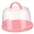 SWOOMEY portable cake box travel cake holder containers with lids cupcake container cake stand for transport cake keeper transparent cake keeper with lid and handle cake carrier shelf dome