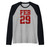 Red Plaid Style Feb February 29 Leap Year Birthday Raglan Baseball Tee
