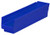 Akro-Mils 30128 18-Inch by 4-Inch by 4-Inch Plastic Nesting Shelf Bin Box, Blue, Case of 12