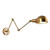 OYI Dome Shade Wall Sconce, 1 Light Industrial Vintage Bedside Wall Light Metal Wall Sconce Adjustable Swing Arm in Antique Copper Finish
