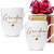 Est 2024 Grandparents Coffee Mugs Set of 2, Gold Foil Design Pregnancy Reveal Mug, New Great Grandma Gift, New Baby Announcement, Baby Reveal Surprise Publicity Mug Gifts, New Grandma Grandpa Gift-144