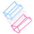 NOLITOY 6 Pcs Clothes Storage Rack White Clothes Hanger Shelf Hanger Clothes Hanger Stacker Hanger Stacker Holder Portable Clothes Rack Hanger Storage Organizers Plastic Clothing Ant