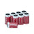RUIHU 8 Pack ER14250 LS14250 3.6V Lithium Battery, 1/2AA Size 1200mAh Lithium Thionyl Chloride Battery(Li-SOCl2) CE/ROHS/UN38.3 Certified, Non-Rechargeable(ER14250-8 Count/T Type)