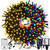 JMEXSUSS Color Changing Christmas Lights, 66ft 200 LED Warm White & Multicolor String Lights Outdoor Waterproof with Remote, 11 Modes Connectable Christmas Tree Lights Plug in for Indoor Xmas Decor