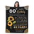 BUADUEIR 80th Birthday Gifts for Women Blanket Best 80th Birthday Gifts Gifts for 80 Year Old Woman Birthday 80th Birthday Gifts Ideas 80th Birthday Decorations for Women 50x60