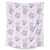 Elephant Throw Blanket for Girls - 40x50 Inches Flannel Blanket Size Soft Fuzzy Plush Throws Gift - Pink Cute Blanket for Couch & Sofa
