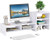 Computer Riser, Computer Laptop Monitor Wooden Riser Stand Desktop Storage Organizer with 3-Layer Shelf for Home and Office (White)