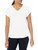 Calvin Klein Performance Women's Rolled Cuff Short Sleeve TEE, White, S
