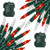 TW SHINE Battery Operated Christmas Lights, 2 Pack Total 100 LED 32 FT Battery Operated String Lights with 8 Modes, Xmas Lights for Outdoor Indoor Wedding Party Home Decorations, Red & White