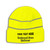 Custom Reflective Beanie School Bus Driver Acrylic High Visibility Running Gear Skull Cap for Men & Women 1 Size Neon Yellow Personalized Text Here