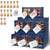 KPOSIYA 120 Pcs White Bakery Boxes with Window Individual Cupcake Boxes 4x4x2.5 Inches Cookie Boxes Kraft Paper Brown Gift Box for Pastries, Cookies, Pie, Donuts, Macaroon