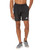 adidas Men's Standard Own The Run Shorts, Black/White/Reflective Silver, Large