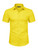 TACVASEN Short Sleeve Dress Shirts for Men Men's Dress Shirts Regular Fit Yellow Button Down Shirt Button Down Shirts Men Short Sleeve